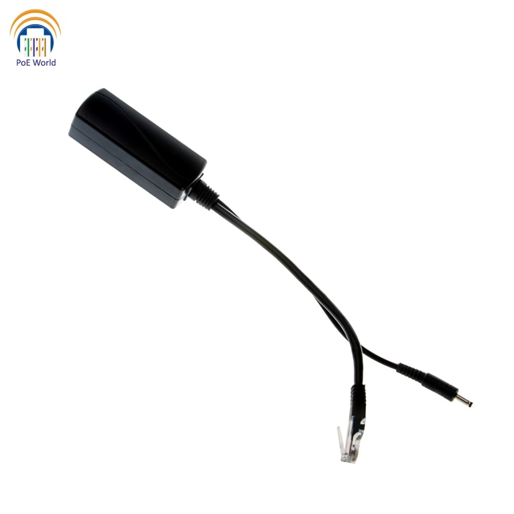 Gigabit 802.3af POE splitter for non-poe device Passive 5 Volt PoE separator works with Foscam Dropcam any 5v device
