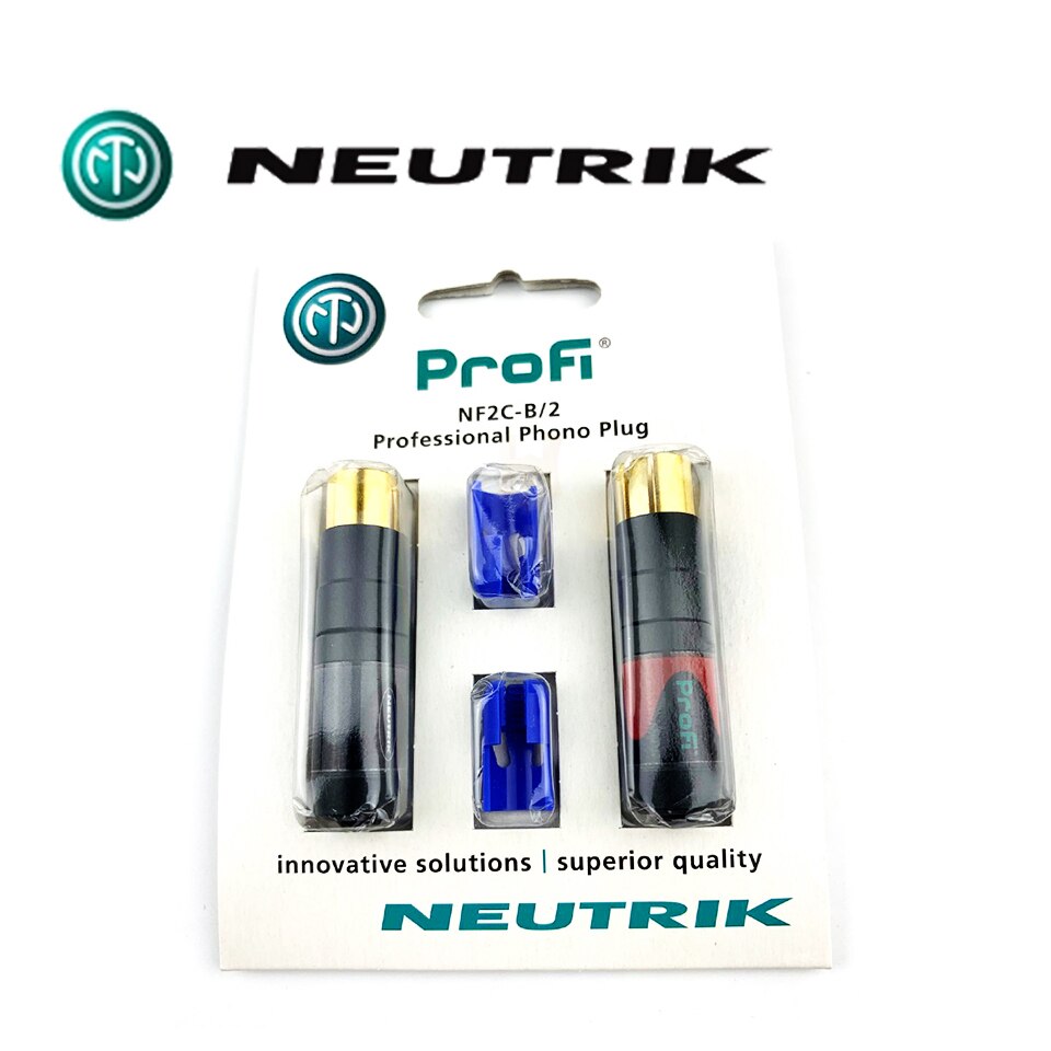 2pcs Originale autentico Svizzero neutrik NP2C-B RCA Spina del Cavo Connettori per Speaker Audio per cavi audio