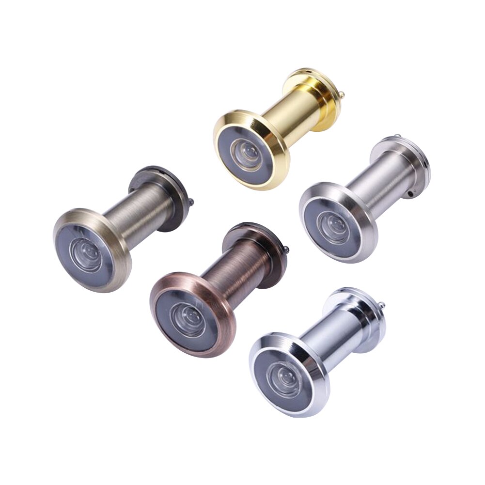 200 graders dörrvisare med sekretessskydd hemskydd zinklegering ögonhål för 36-58mm dörrar