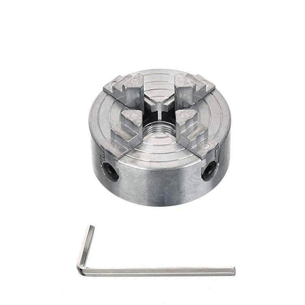 Fyra 4 käftchuck  z011a för metall mini svarv  m12 x 1mm gängad baksida 1.8 ~ 56mm/12 ~ 65mm mini spännband svarv tillbehör