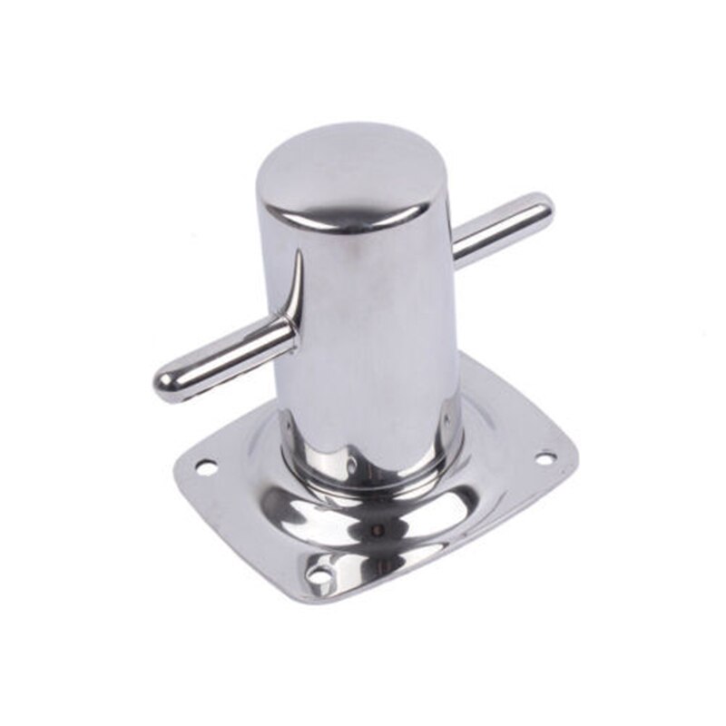 Boot Onderdelen Accessoires 316 Roestvrij Staal 6 "Single Cross Bolder Met Grondplaat Mooring Cleat Marine