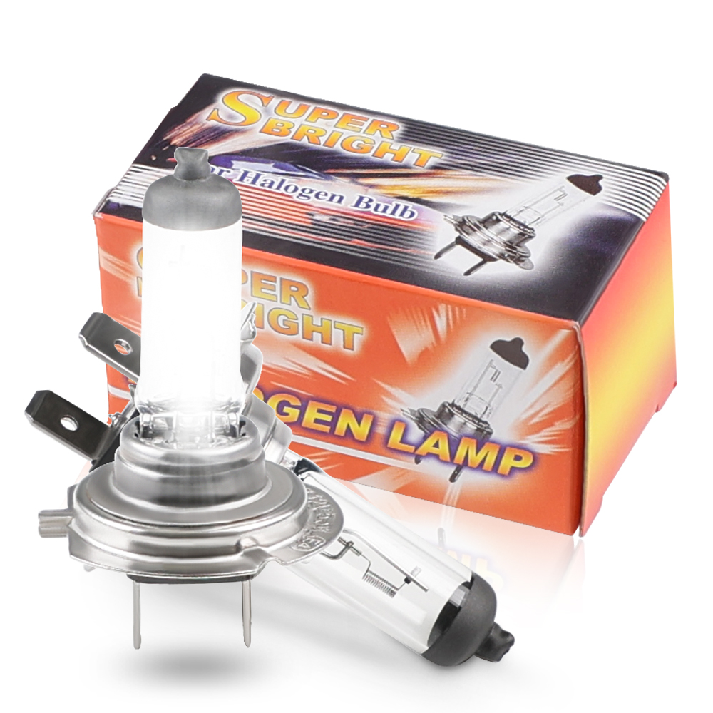 2 Stuks H7 12V 55W Halogeenlamp 6000K Helder Wit 4300K Clearlight 2300K Gouden Licht Halogeenlamp Auto Koplamp Vervanging Lamp: YELLOW