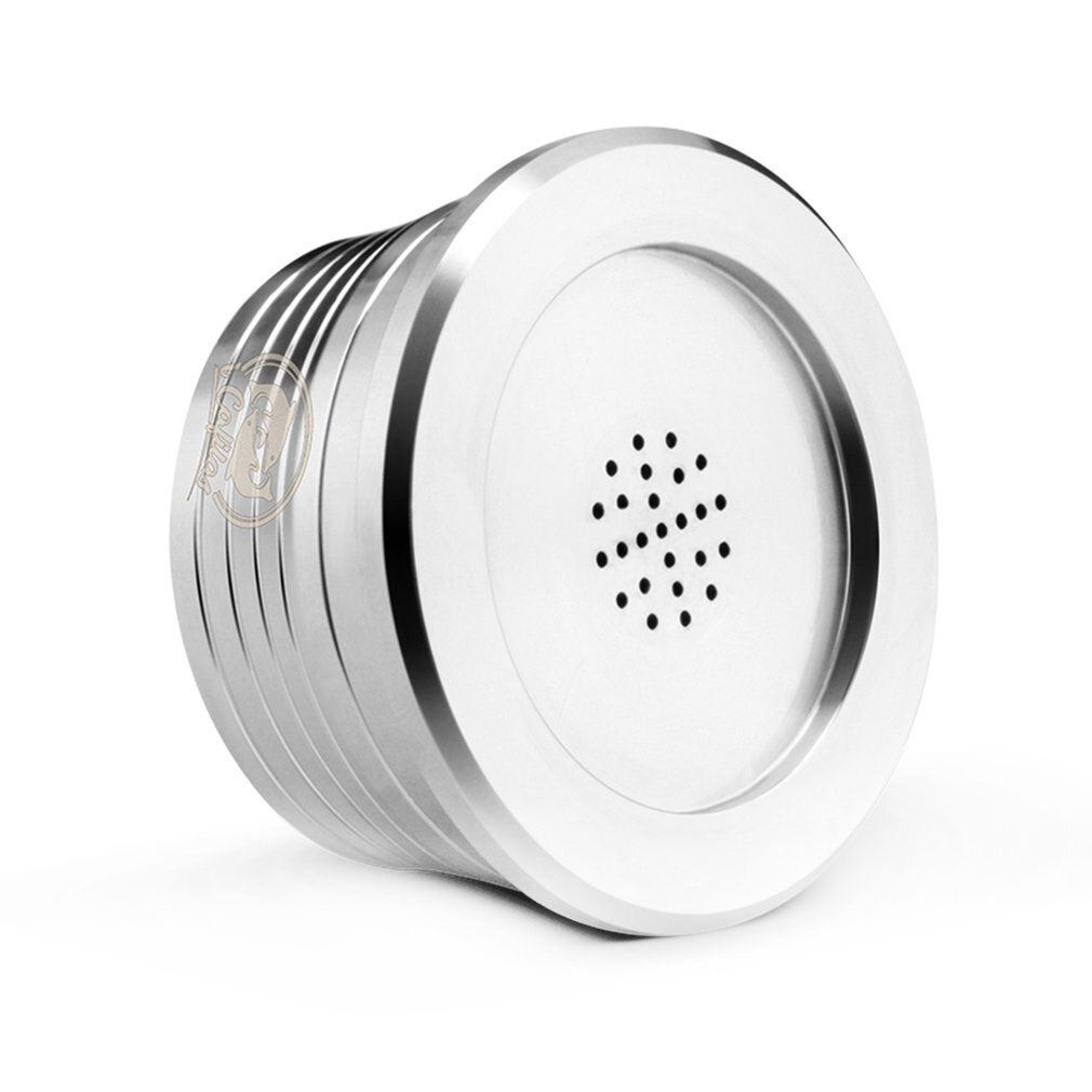 Stainless steel Refillable Coffee Capsule Pod Filter Dripper Tamper Compatible with DELTA Q/ Coffee Machine