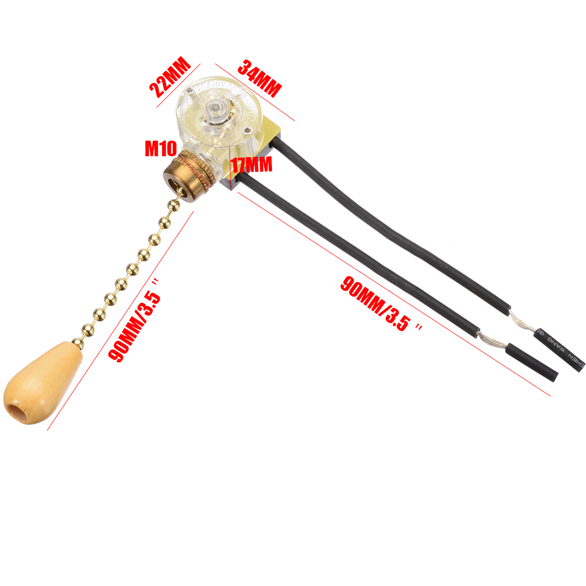 Interruttore ON-OFF Da Pannello A Pulsante Rotondo NERO 125V 3A - 250V 1A - Foto 4