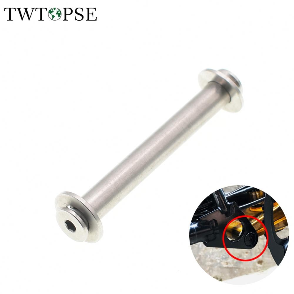 TWTOPSE Titanium Cycling Bike Bicycle Rear Fork Pivot Assembly And Bolts Set For Brompton TItanium Bearing Parts