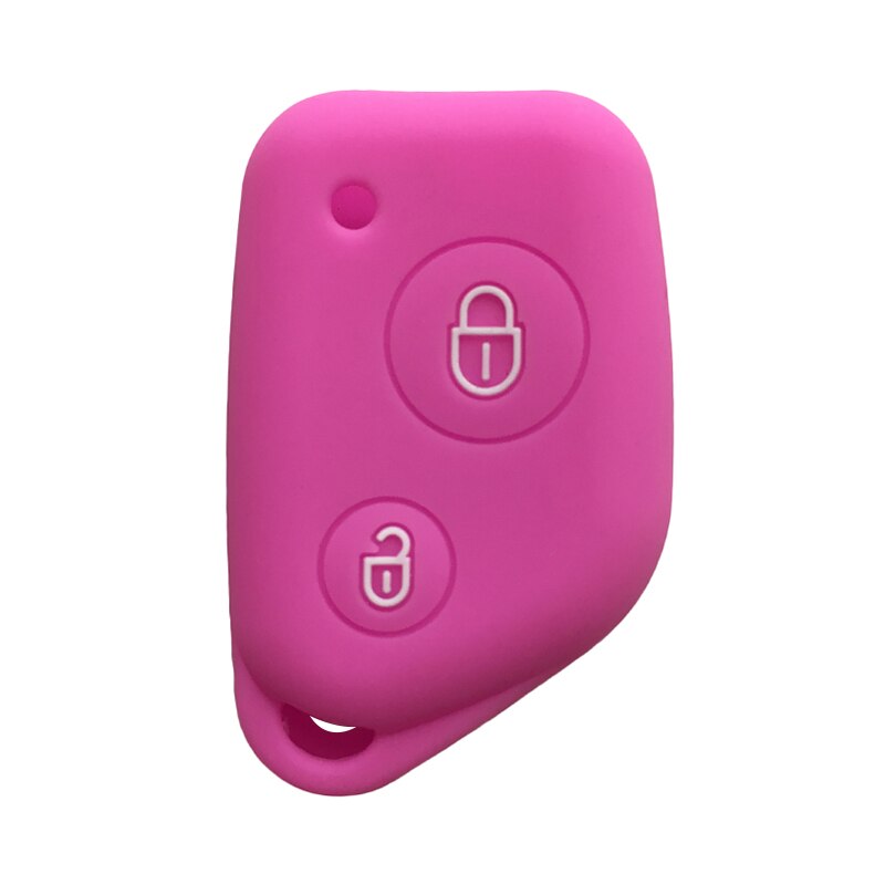 Funda de silicona para llave de coche, 2 botones, para Peugeot 406, 306, 205, 206, 405, Citroen Berlingo, Xsara, Picasso, Saxo