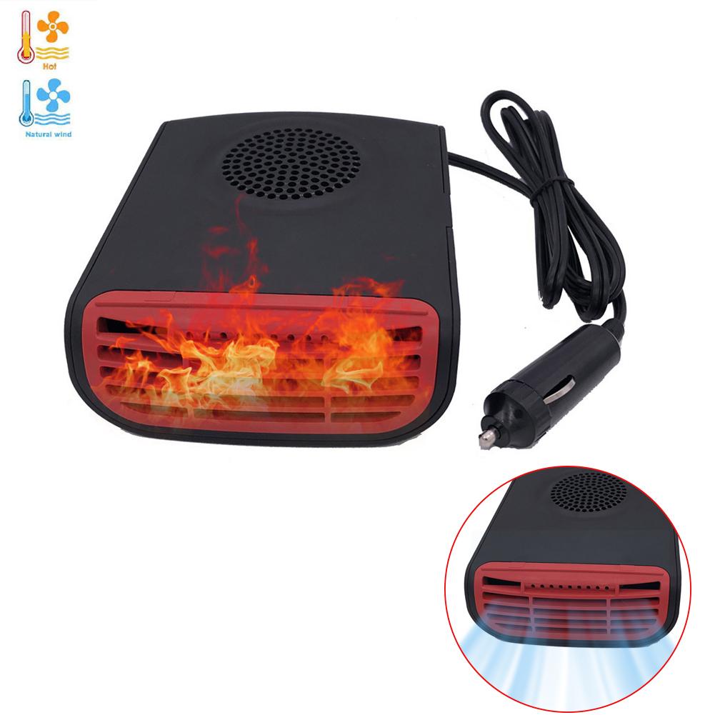 12V 150W Portable Car Heater Auto Electronic Fan Fast Heating Defrost Defogger Heater With Aromatherapy Tablets