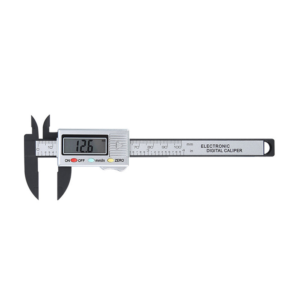 80/100Mm Lcd Digitale Elektronische Carbon Fiber Schuifmaat Gauge Micrometer Lcd Digitale Elektronische Koolstofvezel Remklauw: B 100mm