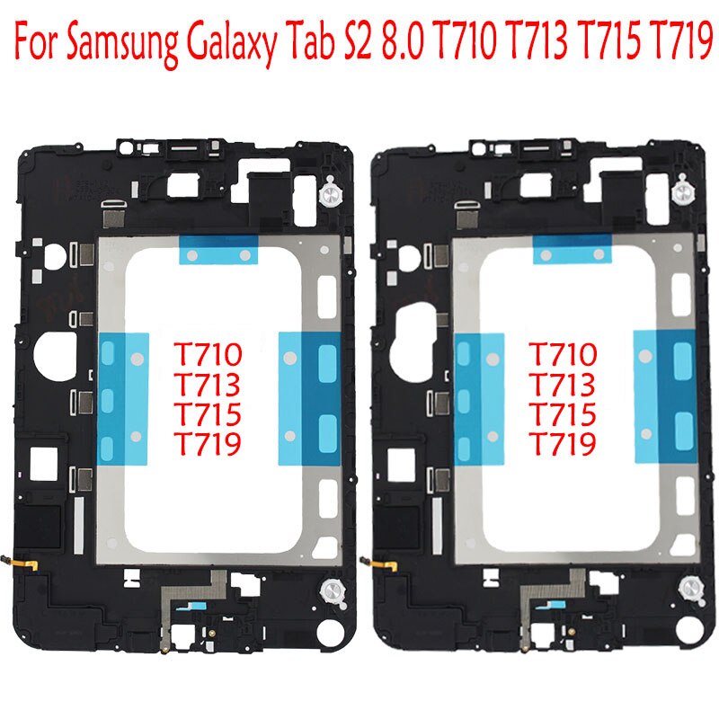1 Pcs For Samsung Galaxy Tab S2 8.0 SM-T710 T713 T715 T719 Middle Frame Bezel Chassis Board Plate Midframe Housing Replacement