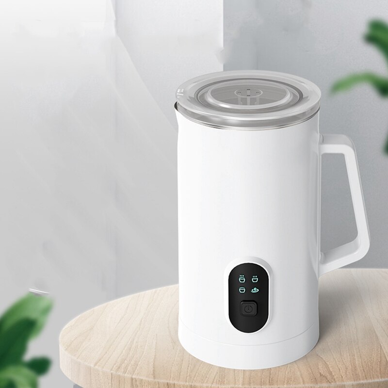 Elektryczny spieniacz mleka, automatyczny parowiec robić mleka ciepłe lub zimne urządzenie robić robienia piany na kawę, cappuccino, Latte