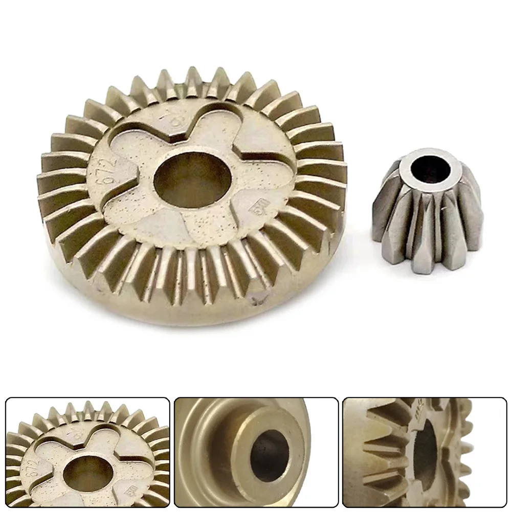Spiral Bevel Gear Set Angle Grinder Gear Straight Teeth Helical Tooth For GWS6-100 Angle Grinder Power Tool Accessories