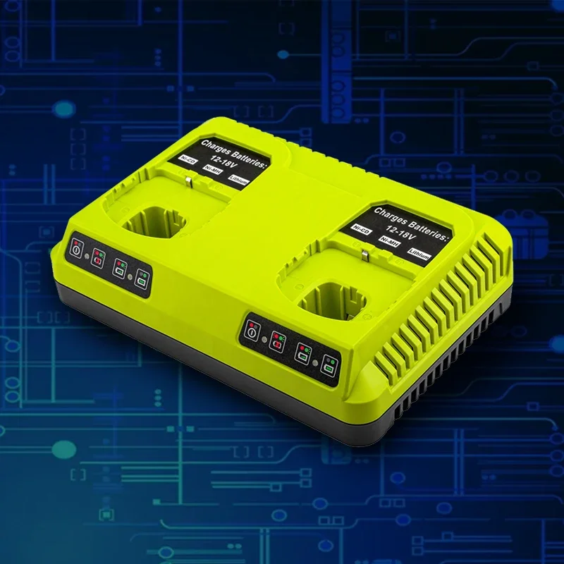 Chargeur P117 pour batterie Ryobi 12V 14.4V 18V Eddie ion Ni-CD Ni-Mh P100 P102 P103 P105 Pknit P108 1400670 P118 Lithium ONE + Serise