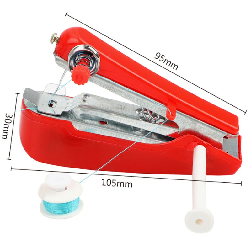 Portable Mini Manual Sewing Machine Handheld Garment Fabric Sew Machine Use And Convenient Sewing Tools For Needlework Operation