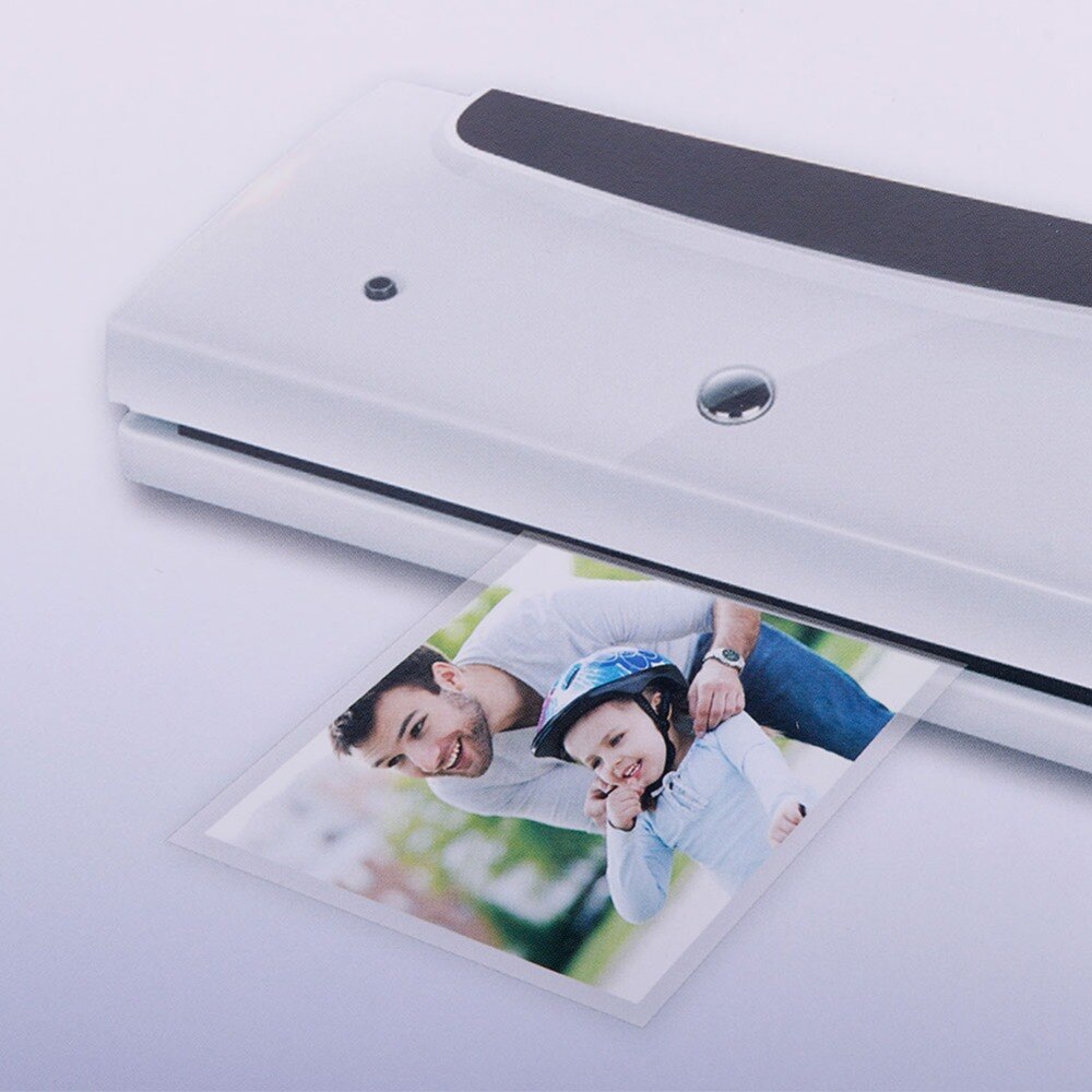Película laminada térmica 100 unids/paquete 4R, bolsa de laminación, papel fotográfico protector brillante, #276026