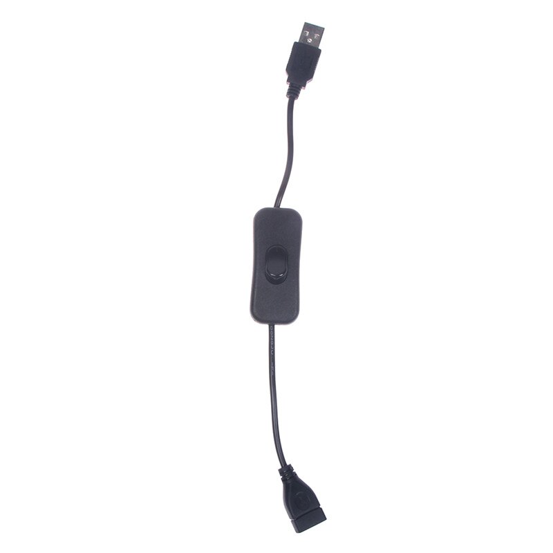 Zwart Usb Kabel Met Aan/Uit Schakelaar Power Control Voor Arduino Raspberry Home Office Switch Levert Accessoires gereedschap