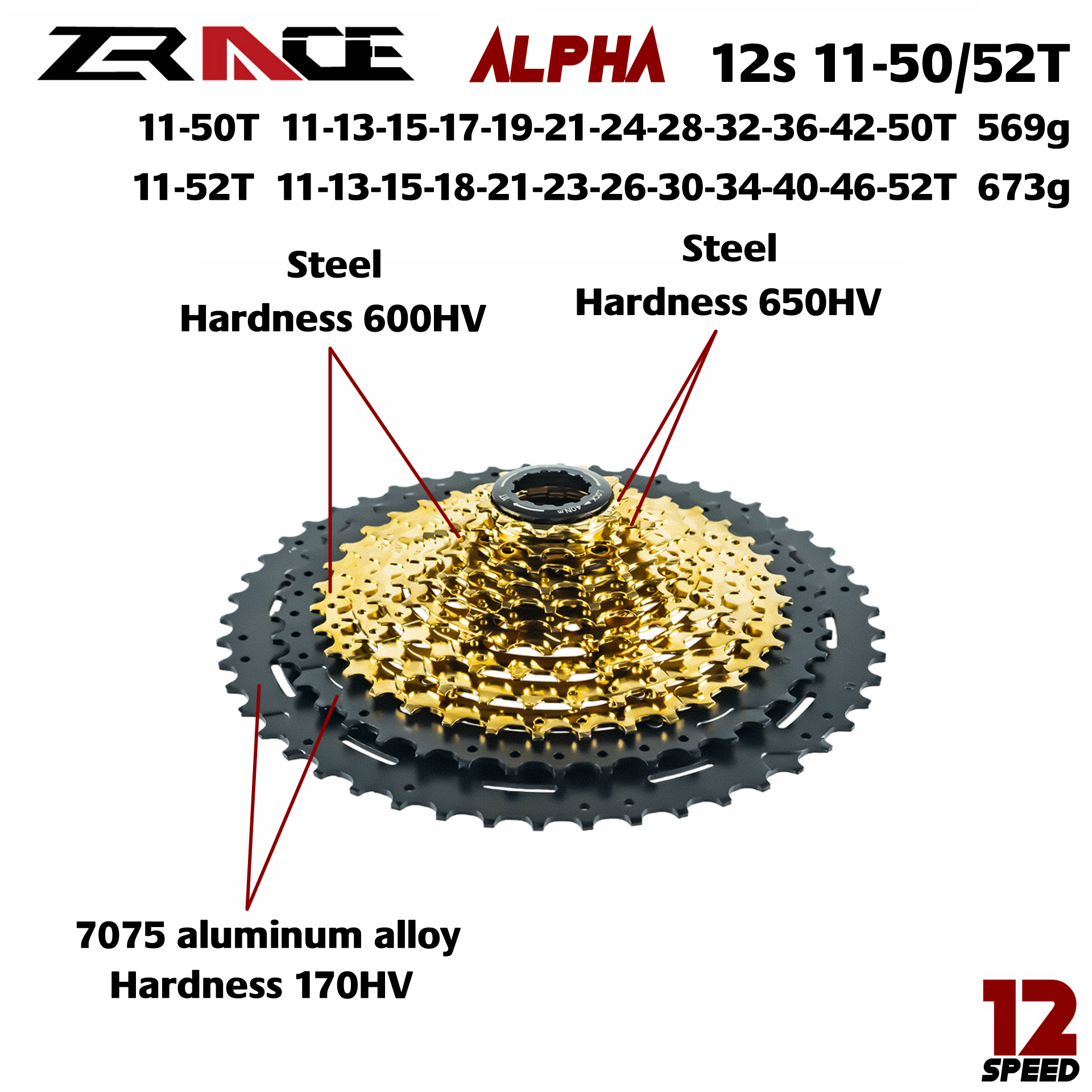 Zrace Corona Bici Offset 3mm Mtb – Compatibile Con Catene 10S 11S 12S Aquila