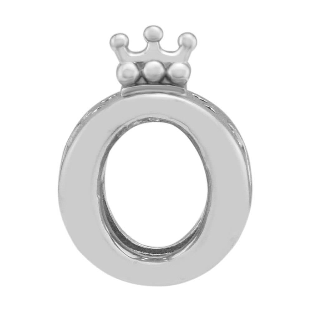 Echt 925 Sterling Zilveren Kroon O Charms Big Hole Kralen Past Europese Originele Armbanden Kraal Voor Sieraden Maken Kralen