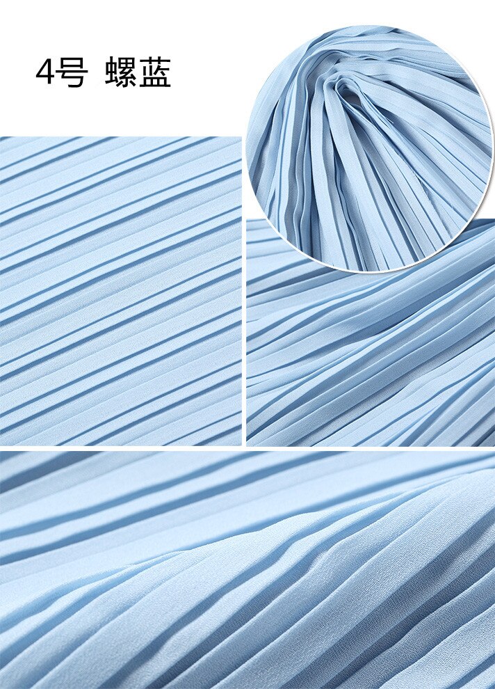 2 Meter 150 cm 59 "breite grau plissee Chiffon stoff perle garn stoff MM96