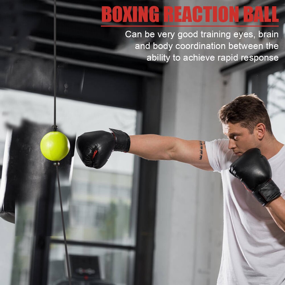 Nuovo Palla Velocità di Boxe durevole elastico di gomma per Il fitness Formazione Attrezzature di Abbattimento di Decompressione Tazza di Aspirazione Tipo di Sospensione