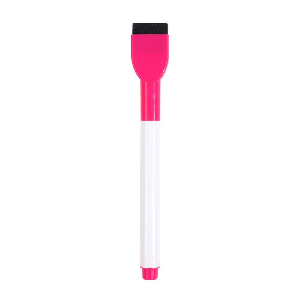 Portable Colorful Whiteboard Marker Magneticless Waterborne Brush Water Color Pens Erasable Multifunction Marker Pen Fridge: black