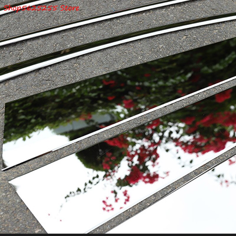 Car Center Pillar Sticker Carbon Fiber Pattern B Pillar Sticker Exterior Decoration For Volkswagen Jetta MK6