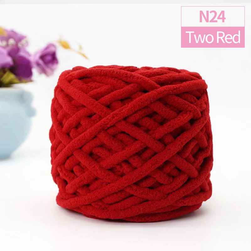 QJH Chunky Blanket Knitting Yarn, Luxury Thick Polyester Jumbo Weaving Crochet Craft Yarns for Throw Blanket Pillows 100g/1Ball: Clear