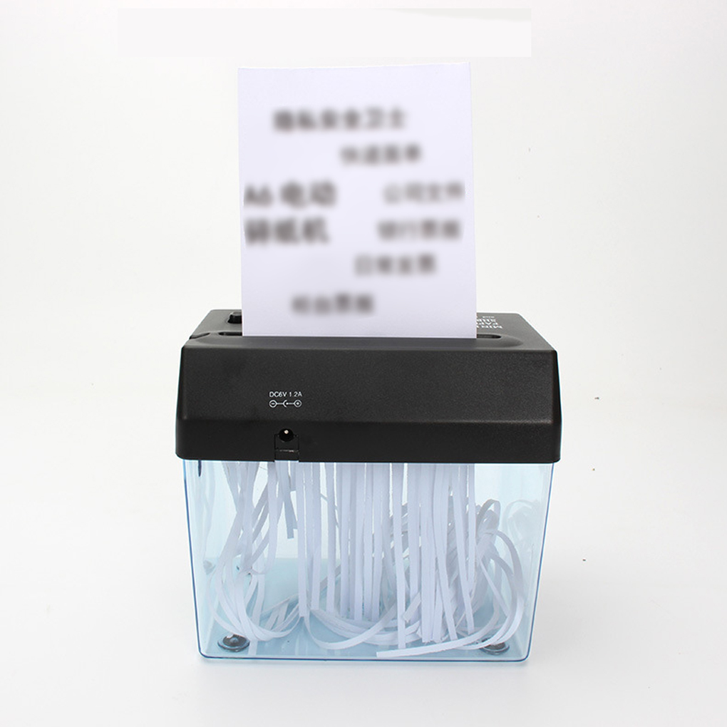 Electric Paper Shredder For Housework USB Battery Operated Portable Electric Paper Shredder USB