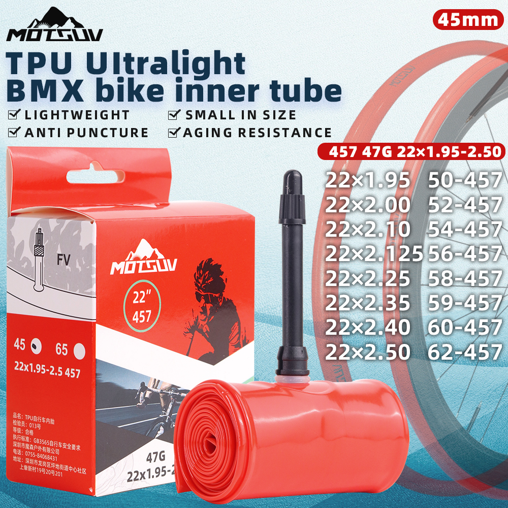 Tubo interior de TPU ultraligero para bicicleta de montaña, piezas de tubo interior de neumático de bicicleta de carretera, válvula francesa de 16 pulgadas, 18 pulgadas, 20 pulgadas, 22 pulgadas, 24 pulgadas, 26 pulgad: Castaño