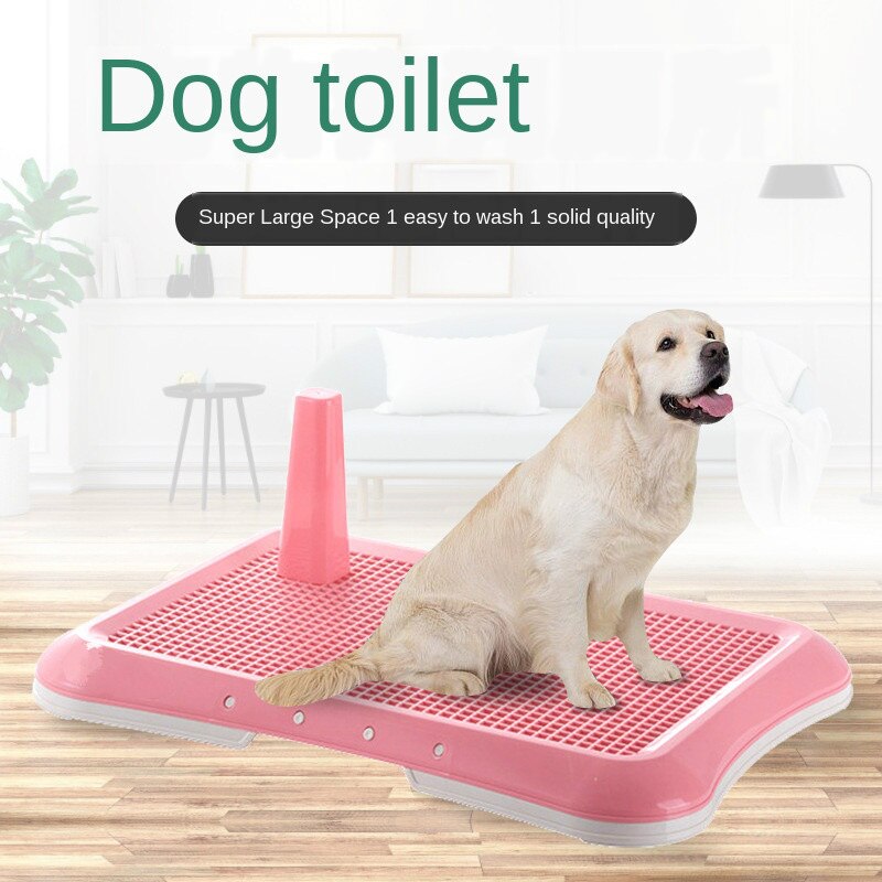 Bærbar kæledyrshundtræning toiletpotte med søjler hvalpekuld toiletbakkeunderlag til hunde katte let at rengøre kæledyrsprodukt