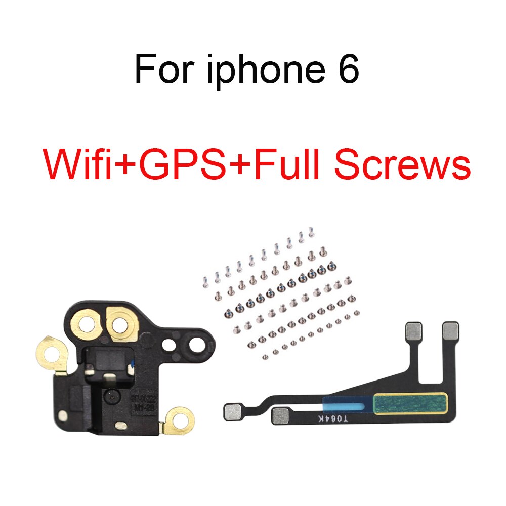 1 sztuk Wifi GPS Flex Cable dla iPhone 6 6s 4.7 ''i 6plus 6s plus 5.5" antena sygnał sieciowy Bluetooth wstążka części zamienne: 6G wifi screw GPS