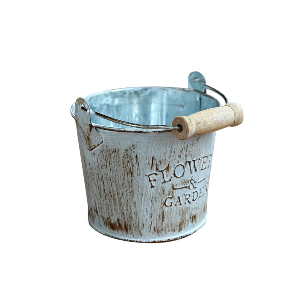 Pot de fleurs en fer imprimé lettres | Pot de fleurs de bureau pour fleur/plante verte, donice ogrodowe,: A