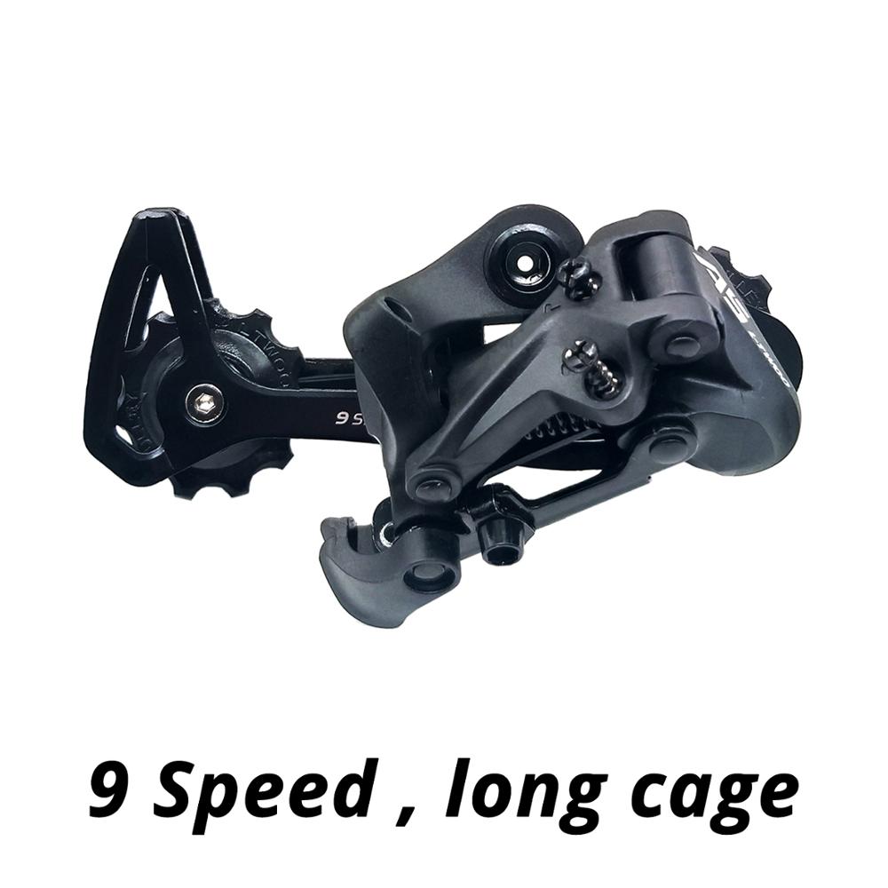 LTWOO A5 3X9 27 cambios de velocidad juego de grupo 9s palanca de cambio delantero 9 interruptores traseros de velocidad juego alivio m4000 DEORE m590: Rear Derailleur