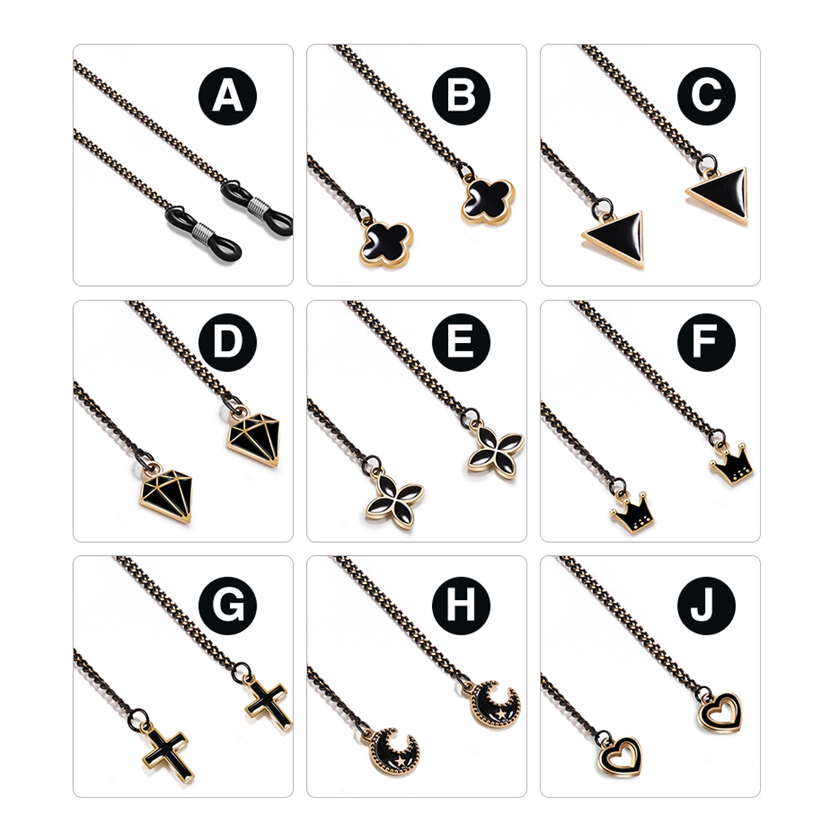 Zonnebrillen Lanyards Leesbrillen Slanke metalen koorden Brillenketting Brillenhouders optische frames touw