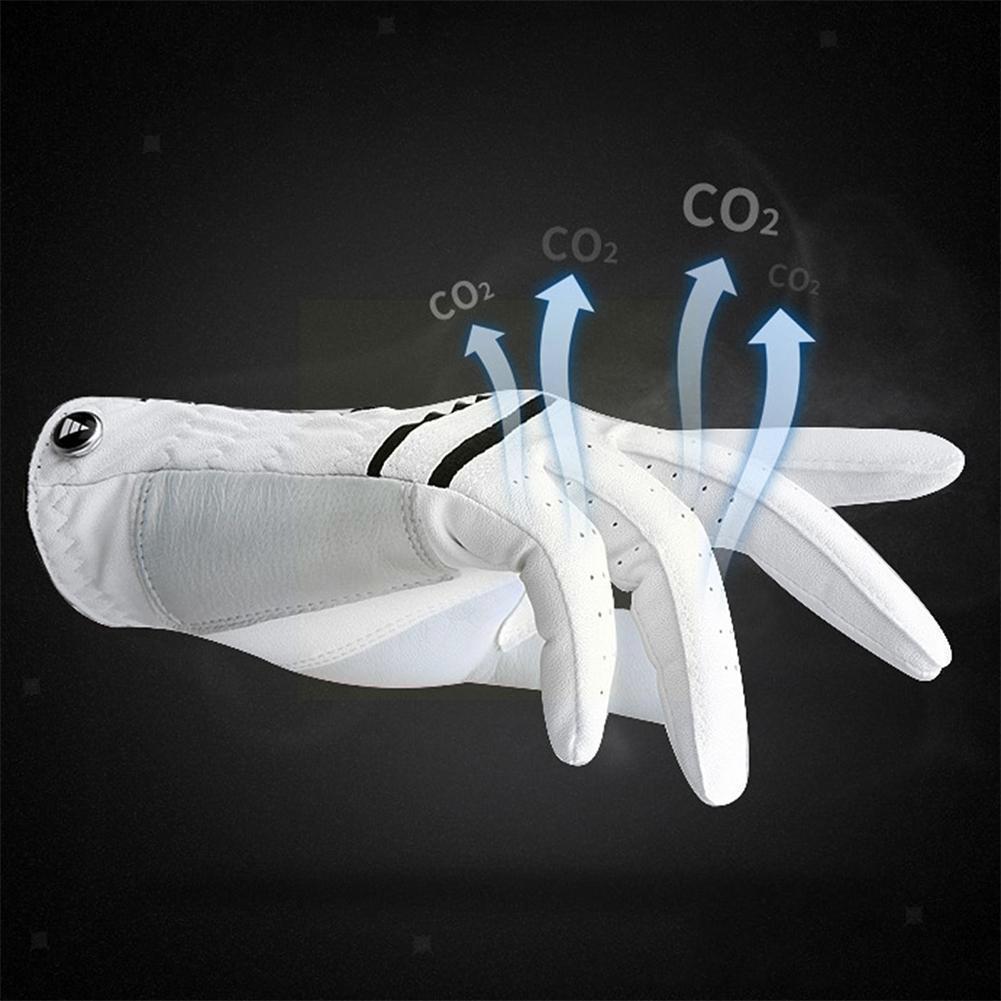 1 stücke männer Golf Handschuh Micro Faser Weich Links Rechts LH Partikel Nicht RH Golf Slip Hand Atmungsaktive Handschuhe anti-Schleudern W9A2