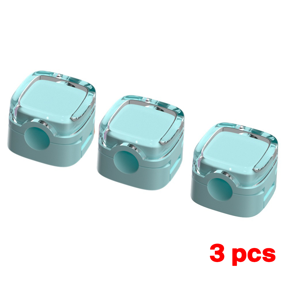 1/3/6PCS Magnetische Kabel Organizer Kabel Clips Einstellbare Kabel Halter Unter Schreibtisch Kabel Management Draht Keeper Organizer Halter: Lila