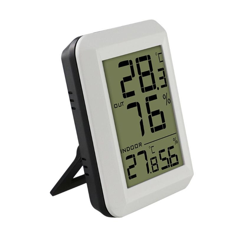 Indoor Outdoor Wireless Digital Thermometer Hygrometer Temperature Humidity Monitor ℃/℉ Wireless Sensor