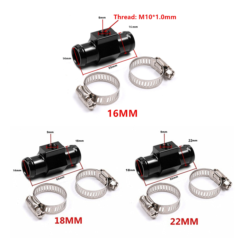 KOSO Motorrad Wassertemperatur Minimessgerät Universal- LCD Digitaler Bildschirm Sensor Thermomete SAMCI Temperaturanzeige