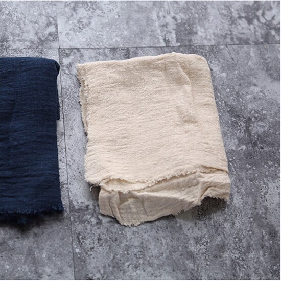 Ins Style Cotton Linen Cloth Fine Food Photography Accessories Backdrop Cloth Fotografia Background Props For Photo Studio: Cream-colored