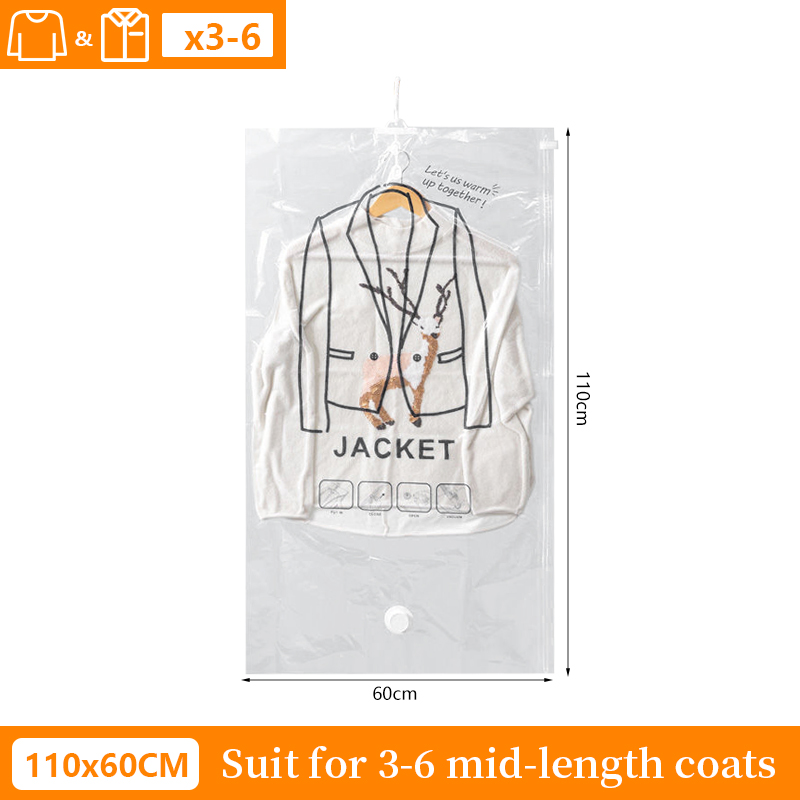 Hängende Vakuum beutel zur Aufbewahrung von Mantel Kleidung Daunen jacken Kleidung Aufbewahrung hülle platzsparende Garderobe Kleidung Organizer Tasche: verrotten
