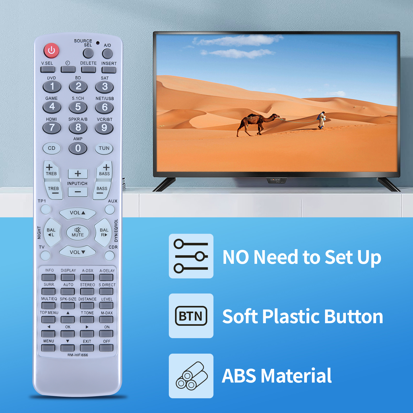 Remote control RC003SR RC004SR RC007SR RC008SR for MARANTZ SR4003 SR5003 SR5004 SR6004 Sound Receiver System