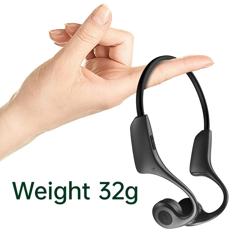 H10 Beengeleiding Waterdichte Oordopjes Ingebouwde 8Gb Geheugen Hoofdtelefoon Met Mic Bluetooth Headsets Voor Buitensporten Rijden