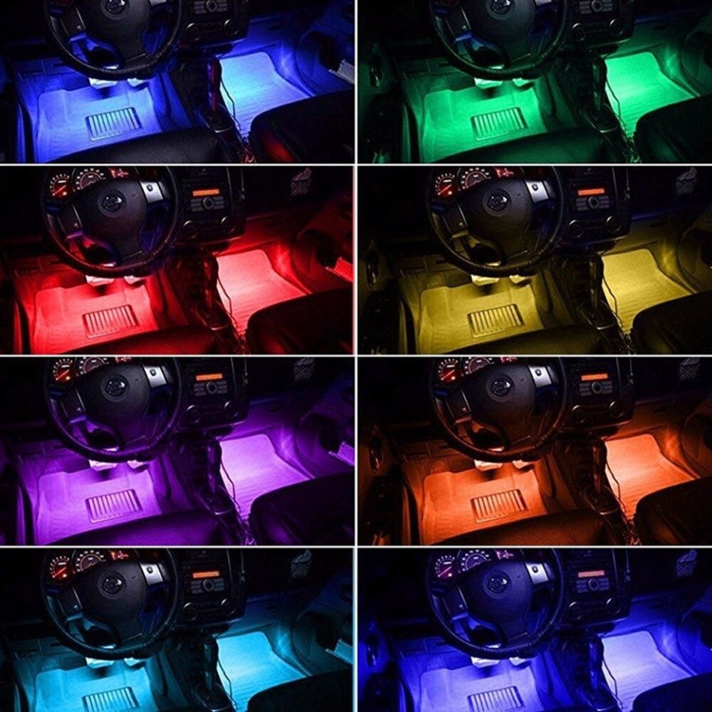 LED Ambient Light Car Accessories Interior Light Car Styling Decorative LED Ambient Light Music Control Practical