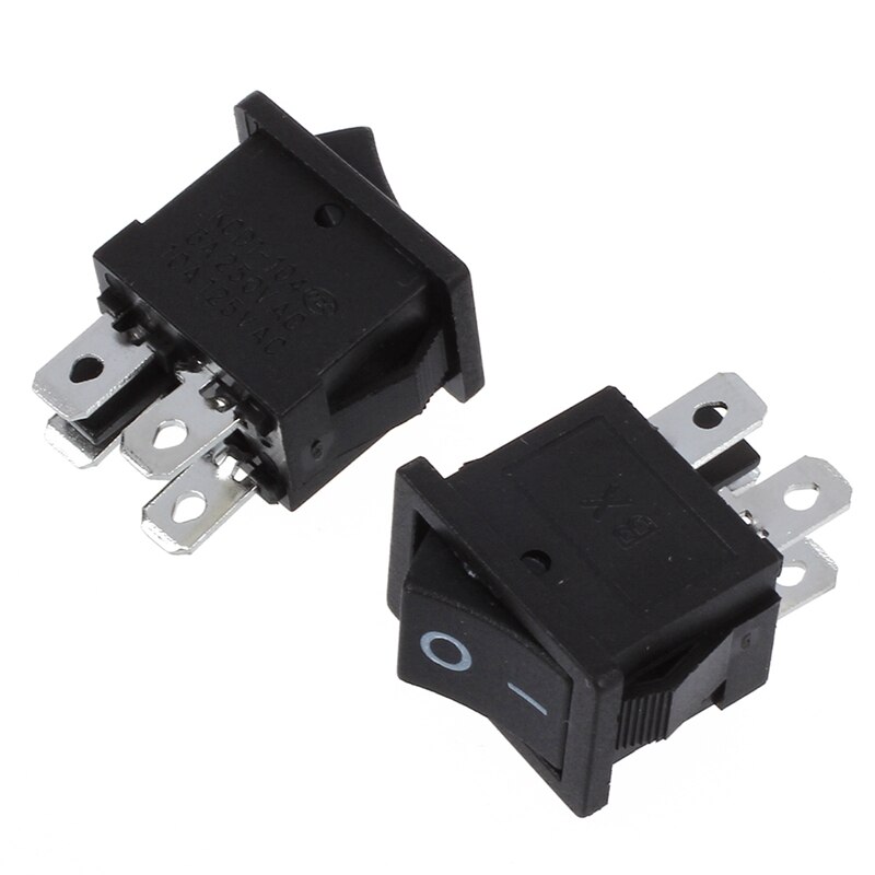 10 Pcs x 4 Pin On-Off 2 Position DPST Boat Rocker Switches 10A/125V 6A/250V AC & 180 Pieces 4 Pin Push Button Switch