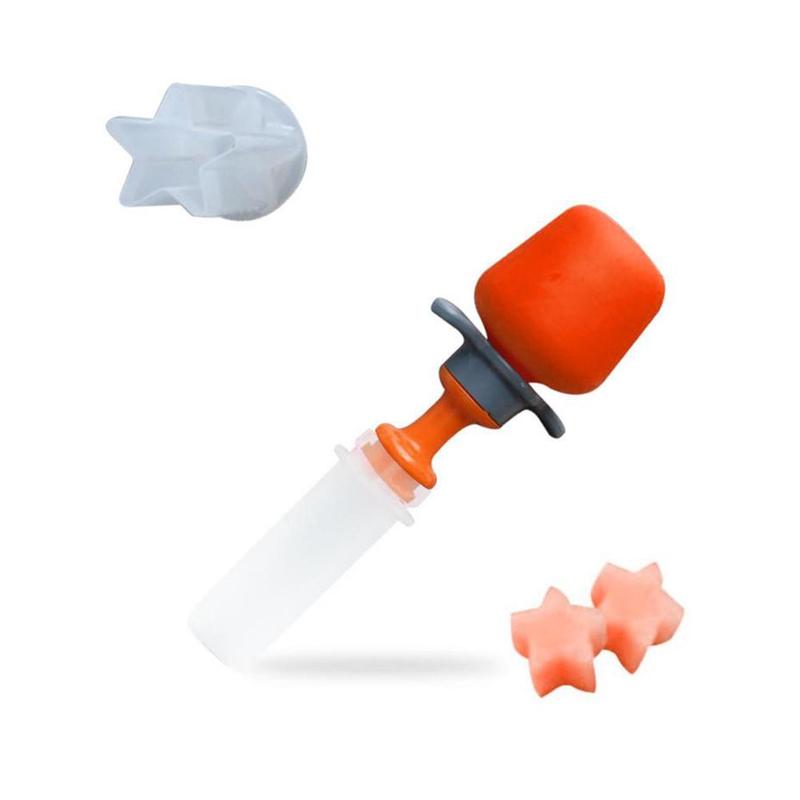 Gør-det-selv plastpresse frugtskærer skæremaskine veggie mad dekoratør køkken gadgets tilbehør værktøj forsyninger