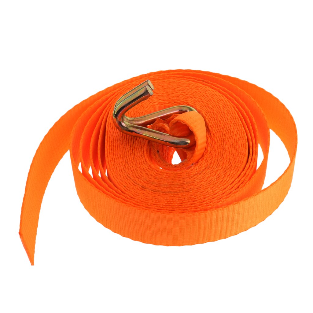 Starvast Spanbanden van Polyester, voor Motorfiets, Auto, Capaciteit 800 kg, 6 m x 25 mm, Zwart, 4 Stuks