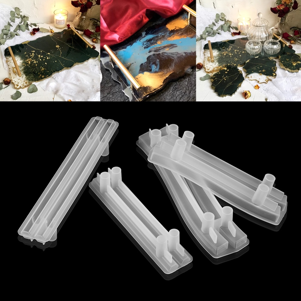 Cupboard Kitchen Drawer Handle Silicone Epoxy Molds Furniture Cabinet Drawer Knobs Epoxy Resin Mold For DIY Jewelry Making