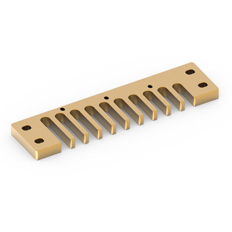 Allemagne HOHNER – peigne Harmonica à 10 trous, en aluminium, universel, pour la série MBC MBD MB1896, bricolage: golden comb