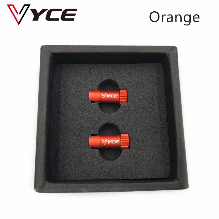 VYCE bicicletta valvola multifunzione in lega di alluminio strumento brevetto baionetta smontaggio valvola aria vuoto è adatta per pinza a baionetta: orange