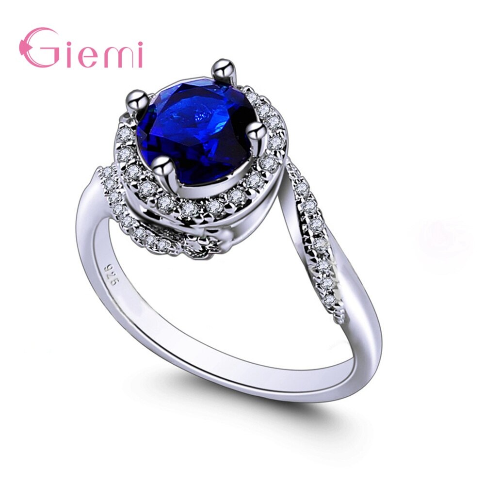 Big Discount Novel Shape Korean Newest Style Genuine 925 Sterling Silver Wedding Rings Jewelry For Women