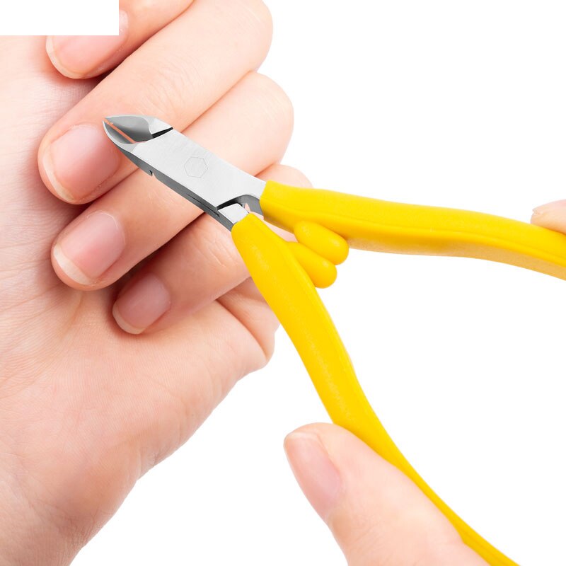 Ouriner-Alicates para cortar cutículas, herramientas para manicura y pedicura, removedor de piel muerta